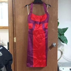 Holter neck dress bear back